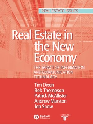 cover image of Real Estate and the New Economy